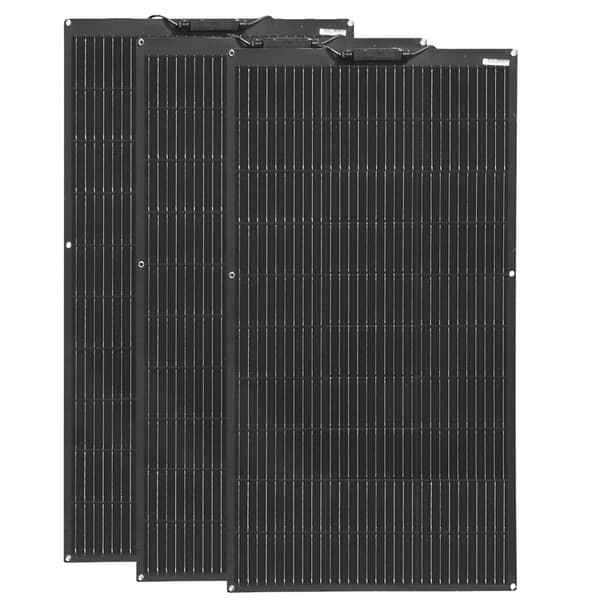 Flexibelt solpanel, 200W effekt, hög effektivitet, 3st 100W Solarpanel