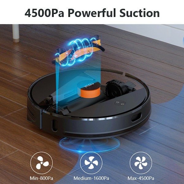 Høj sugekraft robotstøvsuger, 6400mAh batteri, LiDAR-navigation.,L11 PRO MAX, EU L11 PRO MAX L11 PRO MAX
