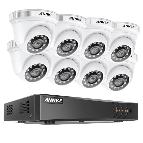 Videoovervågningssystem, 8CH forbindelse, 1080P opløsning, DW81KD-58BM, Ingen
