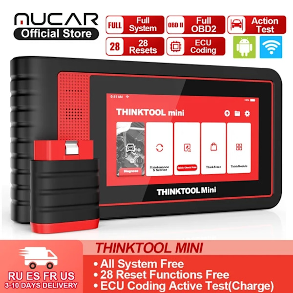 Bil Diagnostiske Værktøjer, Livstid Gratis Nulstillinger, Fuldt OBD2 Scanner, THINKTOOL MINI THINKTOOL MINI THINKTOOL MINI