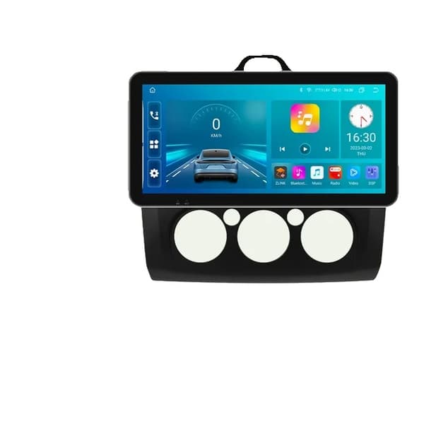 Auton multimedia-soitin, Android 11, sisäänrakennettu GPS, 10.33inch S8 Musta