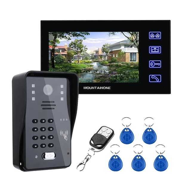 Video Intercom System, 7 Tommer Skærm, Flere Låsemuligheder, SY816MJK11