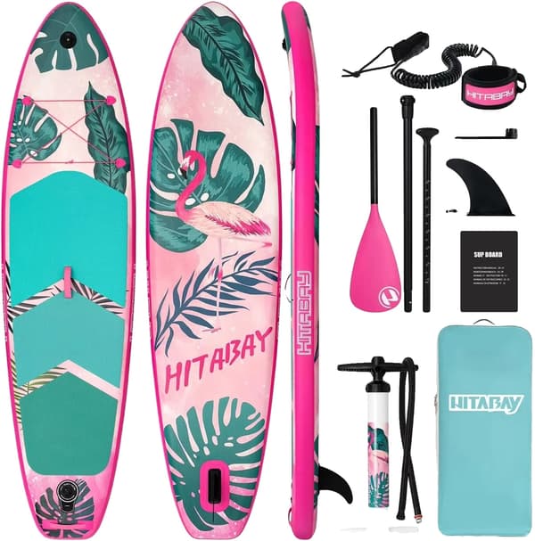 Oppustelig Paddle Board, Letvægtsdesign, Forbedret Stabilitet, 5020701