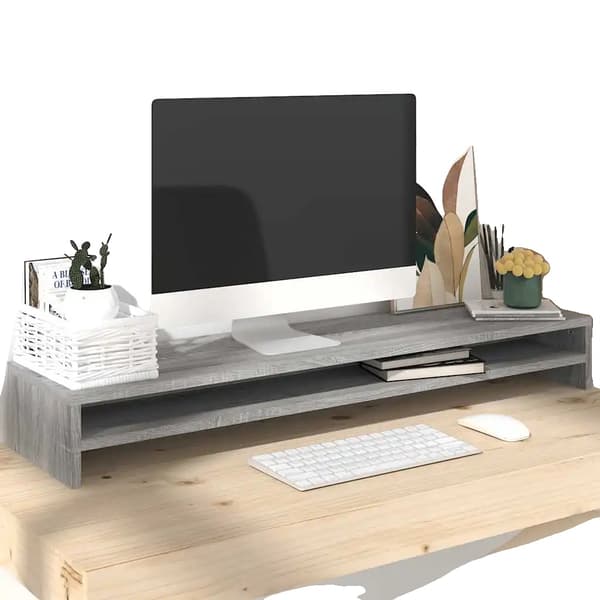 Monitorställ, konstruerat trä, ergonomisk design, Gris