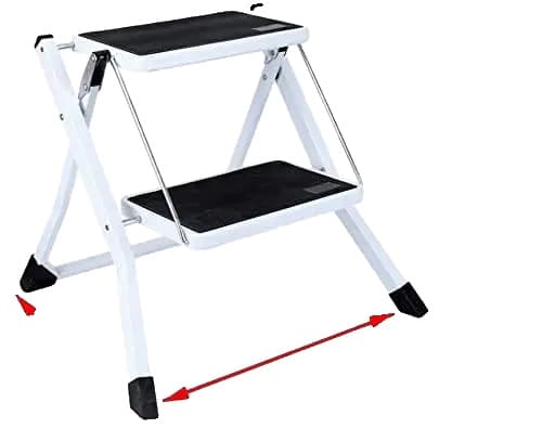 Stegpall, Hållbar Konstruktion, Antislip Säkerhetsfunktioner, 2 steg（mini）
