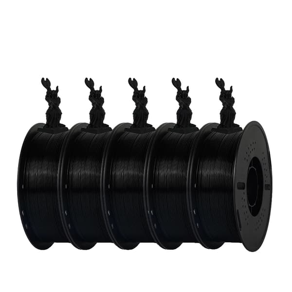 3D-printer filament, høj sejhed, lav krympning, 5kg Sort PETG