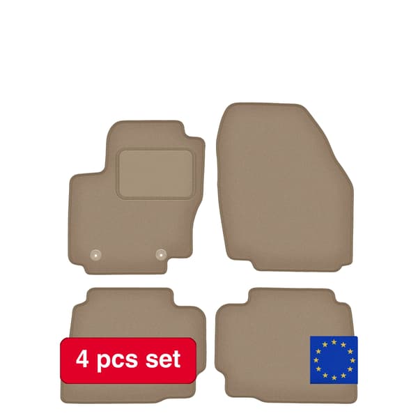 Golvmatta, Lyxig Design, Perfekt Passform, Beige