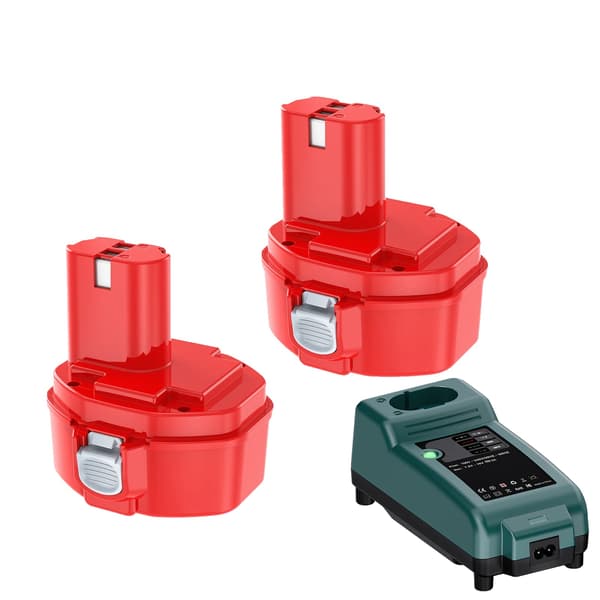 Erstatningsbatteri, 14.4V, Høj kapacitet, 2x 4.0Ah oplader sæt