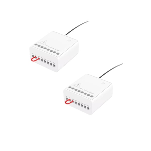 Langaton releohjain, 2 kanavaa, valmiina Zigbee-käyttöön,Kaksi-suuntainen moduuliX2kpl Two-way moduleX2pcs Two-way moduleX2pcs