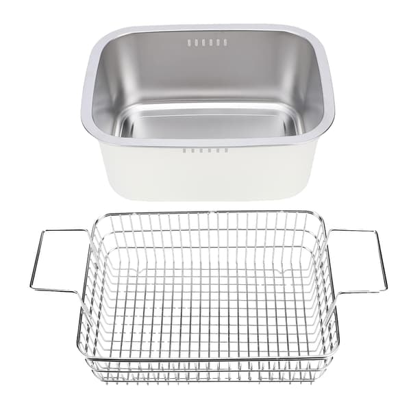 Diskho, 7,5L kapacitet, inkluderar avloppskorg, Silver