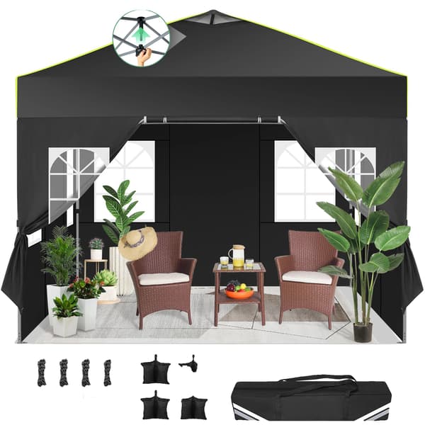 Gazebo, Vesitiivis, Helppo Koota, Musta