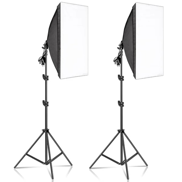 Fotografi Softbox, Kontinuerligt Lys System, 2M Stativ Tripod C