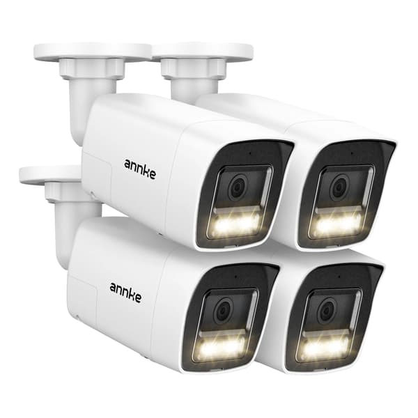 Sikkerhedskamera, 3K opløsning, nattevision, I51FV 4Pcs Kamera