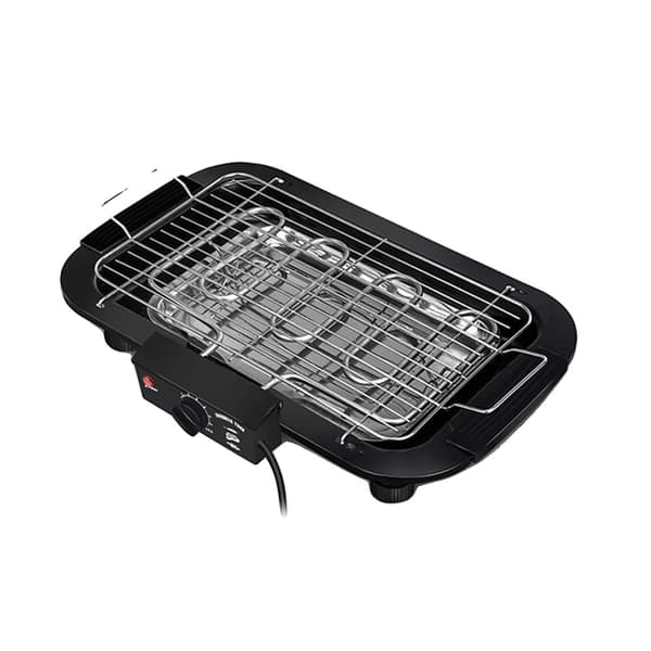 Elektrisk Grill, Bærbart Design, Justerbar Temperaturkontrol, sort, EU