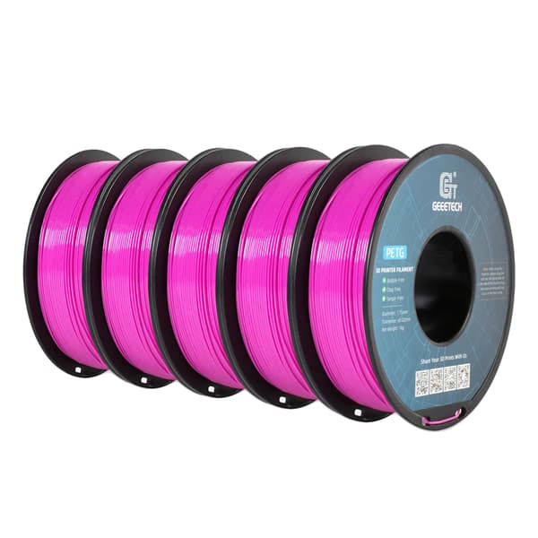3D-utskrift filament, hållbar PETG, lätt att använda, Rosa