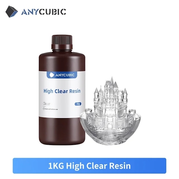 Høj Klar Harpiks, Modstandsdygtig mod Gulning, Trykmateriale, 1 KG 1 KG 1 KG