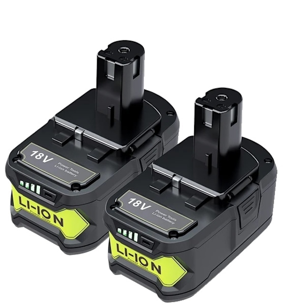 Lithium-ion Batterioplader, Høj Kapacitet, Kompatibel med RYOBI P108, 2 stk 2 PCS 2 PCS