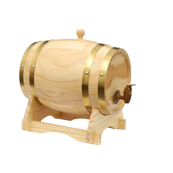 Vinfat, 5L kapacitet, kompakt design, Gul
