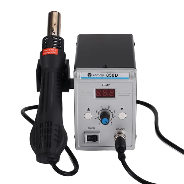 Varmluftpistol, 700W effekt, temperaturinterval 100°C-450°C