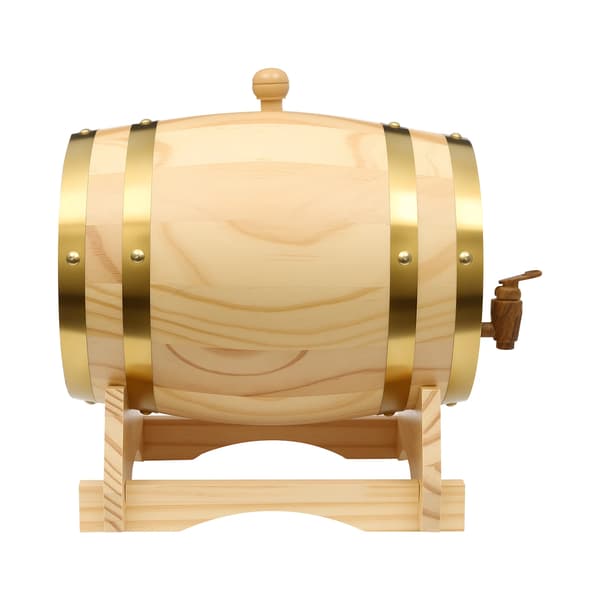 Vinfat, 5L kapacitet, kompakt design, Gul