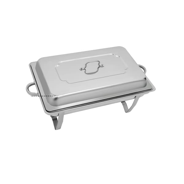 Chafing Dish Bufféset, Elegant Design, Hållbart Rostfritt Stål, 1 Rutnät