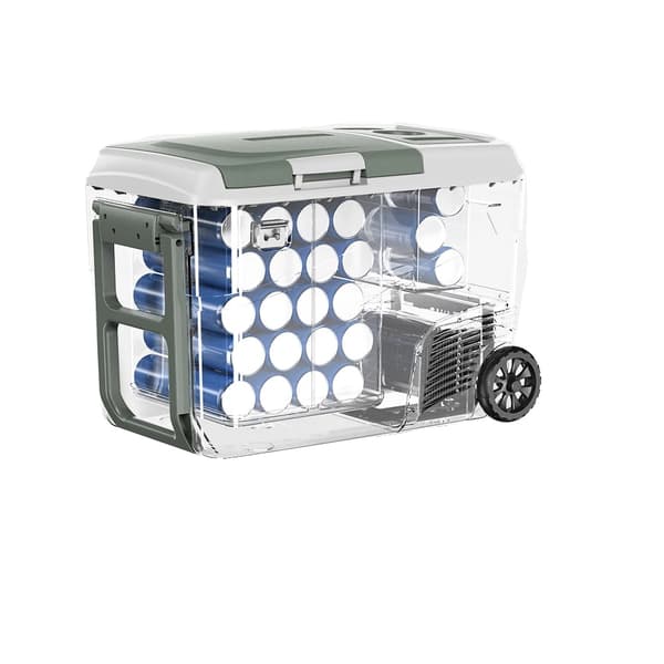 Bilkøleskab, Dual Zone Temperaturkontrol, Bærbar Køler, 40L