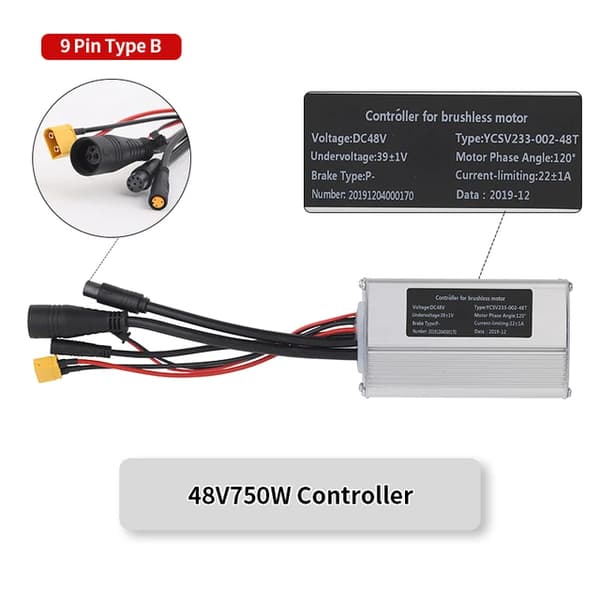 Controller, Kompakt Design, Bred Kompatibilitet, 48V750W Controller