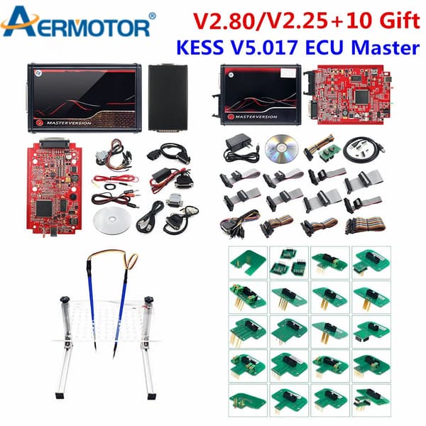 ECU-programmerare, Online Tuning Kit, Masterdiagnostik, Kess Ktag 22ST LED