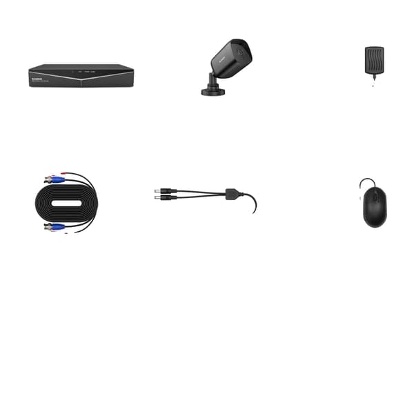 Overvågningssystem, 8-kanal, HD natvision, LILLA-b, 1T-b