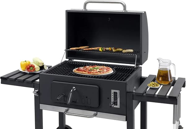 Kolgrill, Offset-rökare, Justerbar ventil, Flasköppnare