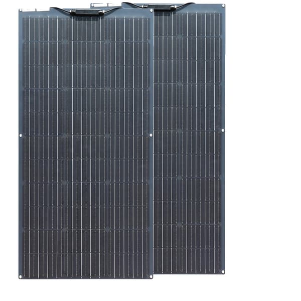 Solpanel Kit, Fleksibelt Design, Intelligent Opladningsteknologi, 200W solpanel