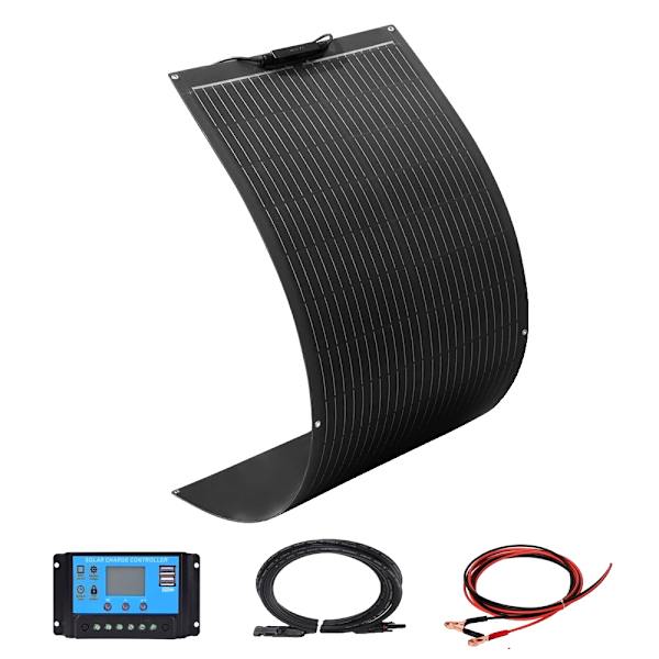 Solpanel, Fleksibelt Design, Høj Effektivitet, 12V solpanel kit