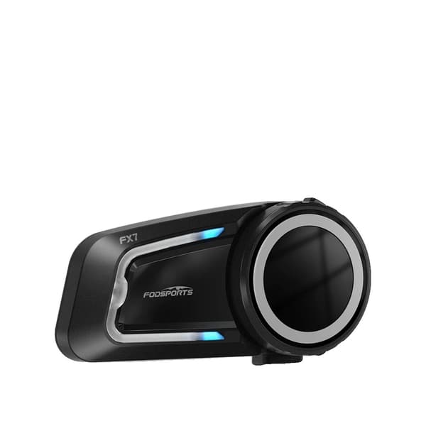 Motorcykel Intercom, Bluetooth Dual Chip BT5.4, Maximal Kommunikationsavstånd 2000M, Vattentät IP67, HIFI Högtalare 40mm, Stöder Upp Till 10 Åkare