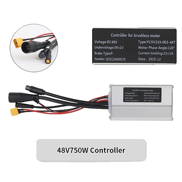 Controller, Kompakt Design, Bred Kompatibilitet, 48V750W Controller