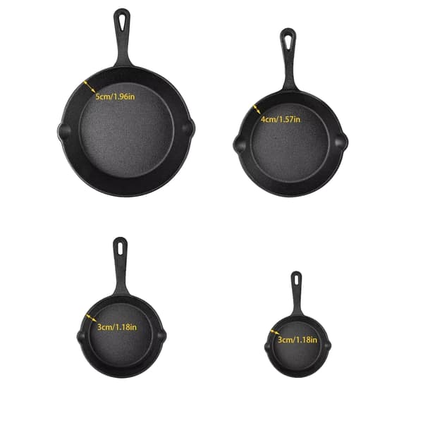 Stekpanna, Gjutjärn, Ergonomisk Design, ES-1 Set