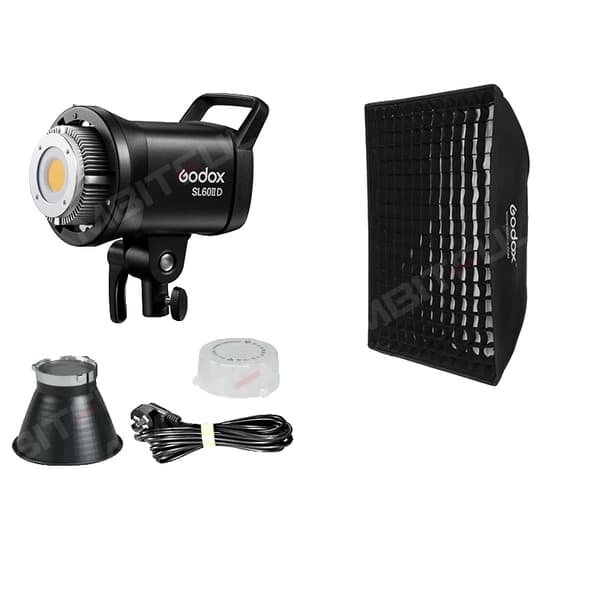 Studio LED Video Lys, Trådløs Kontrol, Bærbart Design, SL60IID Kit 2