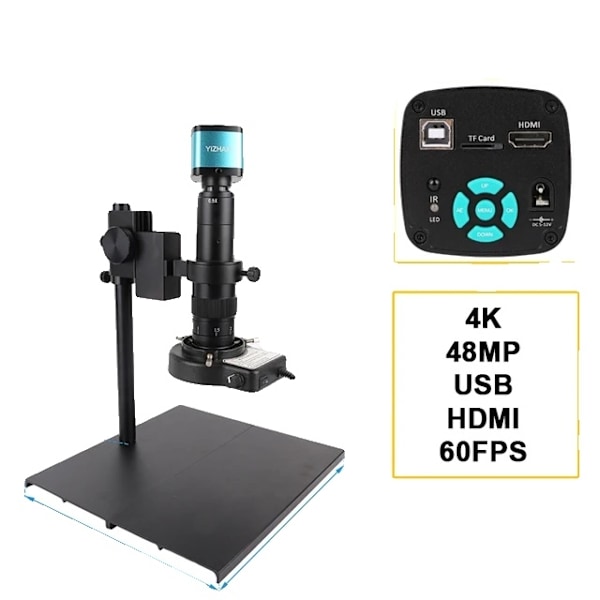 Digitaalinen mikroskooppi, 4K-resoluutio, 48MP-kamera, 180X, B Set B Set