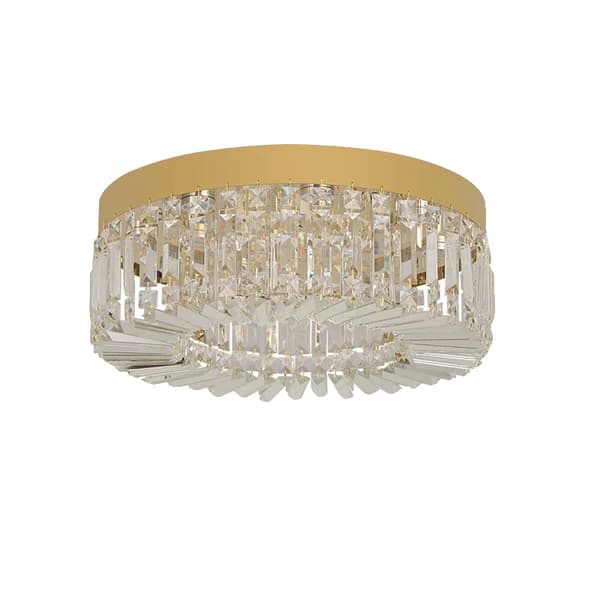 Loftlampe, LED-pærer, Moderne Design, Dia50cm guld, ændrebar-a