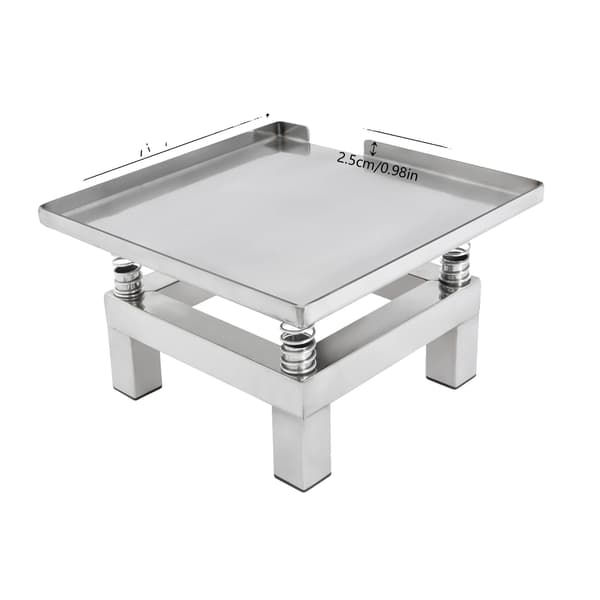 Beton Vibrationsbord, Rustfrit Stål, Effektiv Ydelse, Sølv, EU-stik