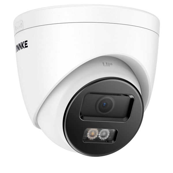 12MP PoE Säkerhetskamera, Avancerad Rörelsedetektering, IP67 Väderbeständig,1 dator