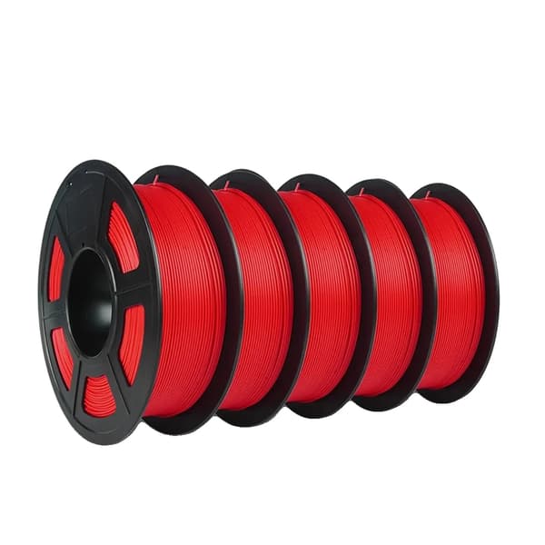 PLA Matt Filament, 1,75MM Diameter, 5 KG Vikt, Matte 5 Röd