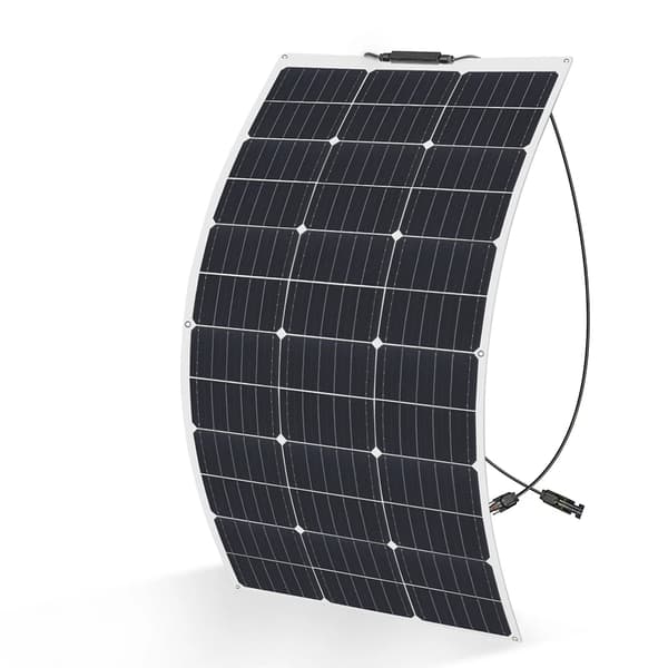 Solpanelssats, 200W flexibla paneler, kompatibilitet med 12V-batteri, 18V 100W