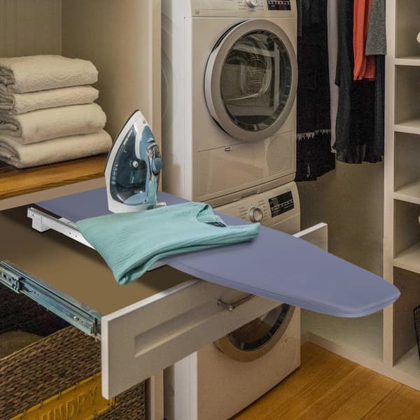 Strygebræt, Foldbart Design, Pladsbesparende Funktioner, grå
