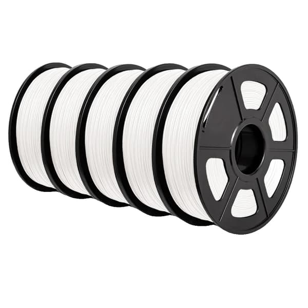 PLA+ Filament, 1,75 mm Diameter, 100% Bubbel Fritt,PLA PLUS Vit 5