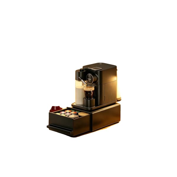 Kaffekapselorganisator, Utrækkelig Skuffe, Pladsbesparende Design, pe Sort