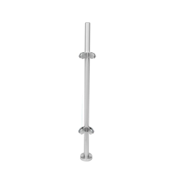 Räcke Post, Rostfritt Stål Konstruktion, Modern Design, Hörnpost