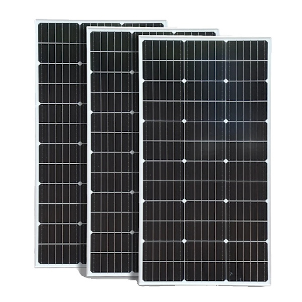 Solpanel, 100W Effektudgang, Glas Materiale, 3 stk solpaneler 3 pcs solar panel 3 pcs solar panel