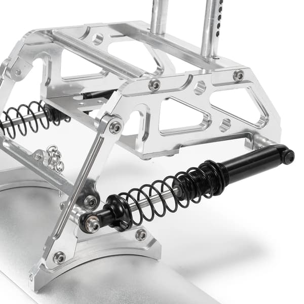 Snöplogsskovel, Metalllegering, Kompatibel med 1/10 RC Crawler-bilar, silver