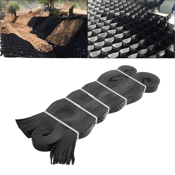 Grusbund Stabiliseringsgitter, 9x17 FT Størrelse, Holdbart HDPE Materiale, Foldbart Design