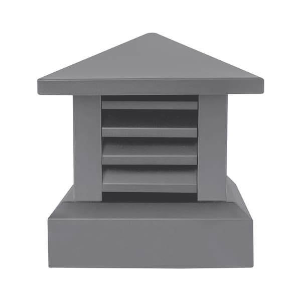 Skorstenshuv, Hållbar Aluminiumlegering, Modern Design, Mörkgrå